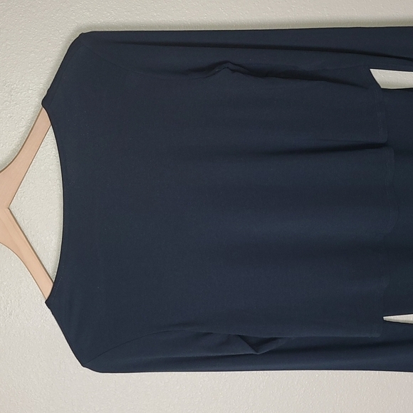 Theory Chevak Tiered Viscose Longsleeve Top - Picture 7 of 8